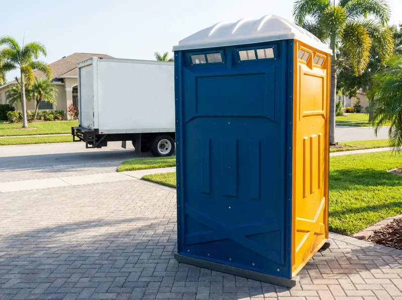 Deluxe Flushing Unit with Sink Rental in Sarasota, FL