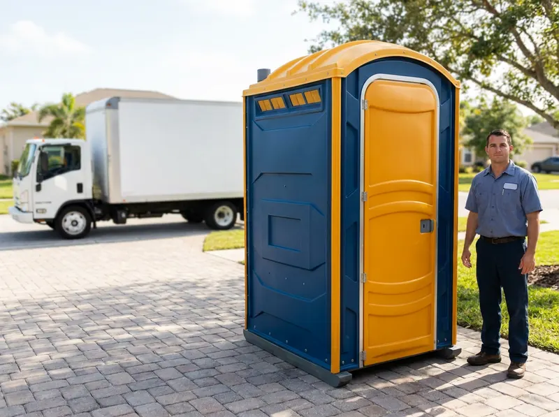 Flushable Portable Toilet Rental in Sarasota, FL